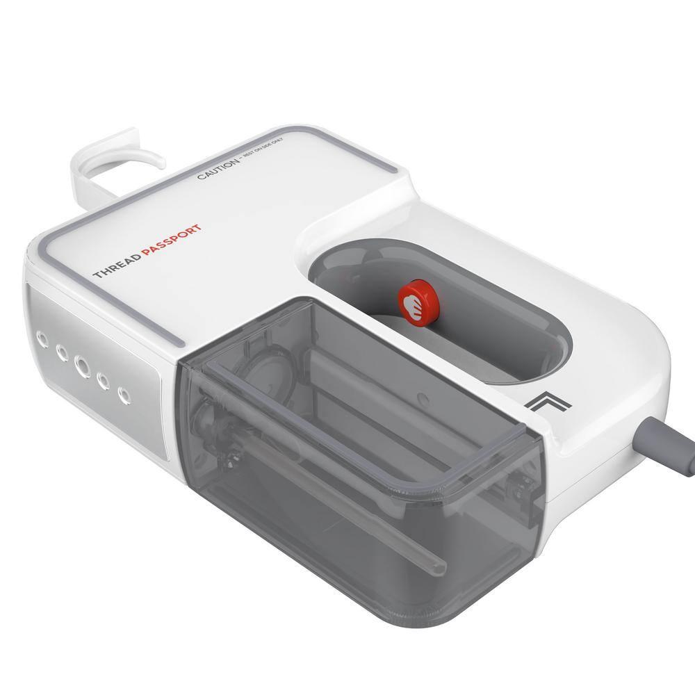 Sharper Image Thread Passport Handheld Travel Garment Steamer, Ice White