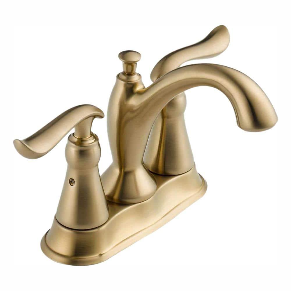 Linden Centerset Bathroom Faucet with Drain Assembly, 2-handle Bathroom Sink Faucet