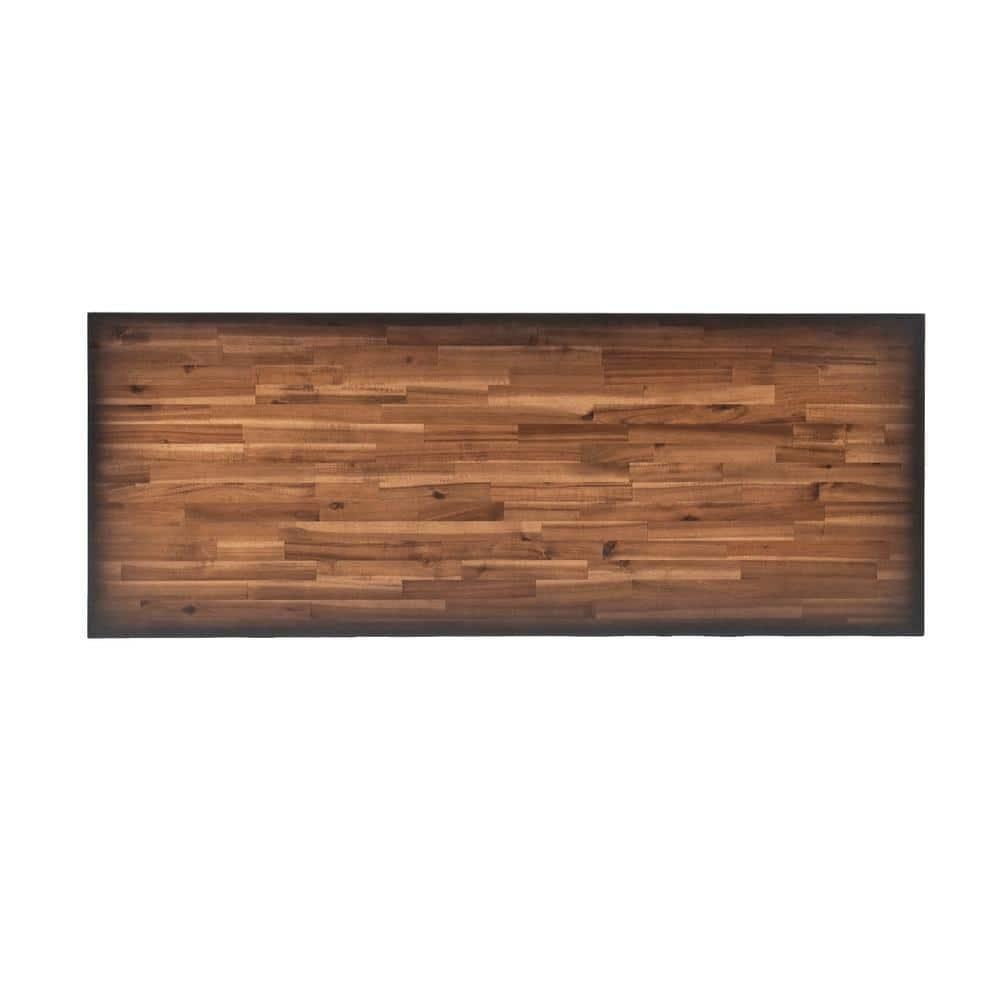 Duramax Building Products Solid Wood Top Metal Base Desk Shell