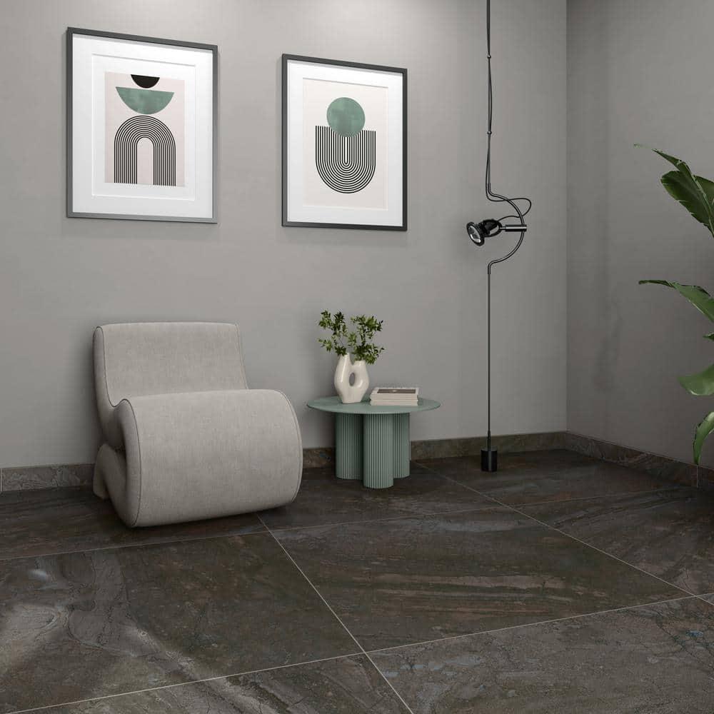 Bond Tile Esperanza 3.54 In. X 23.62 In. Matte Porcelain Bullnose Trim Tile (0.57 Sq. Ft. / Each)