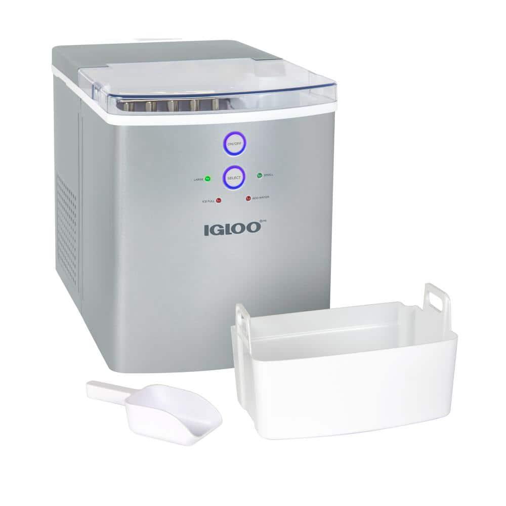 Igloo Igloo Premium Countertop Ice Maker Machine, 33 lbs. in 24 hrs. with Ice Scoop and Basket