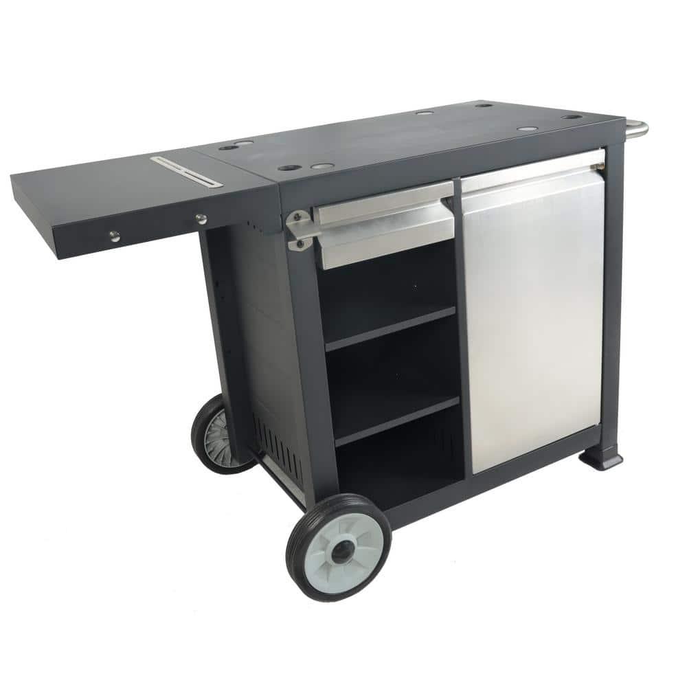 Razor Universal Rolling Prep Cart for Portable Outdoor Griddle and Grills