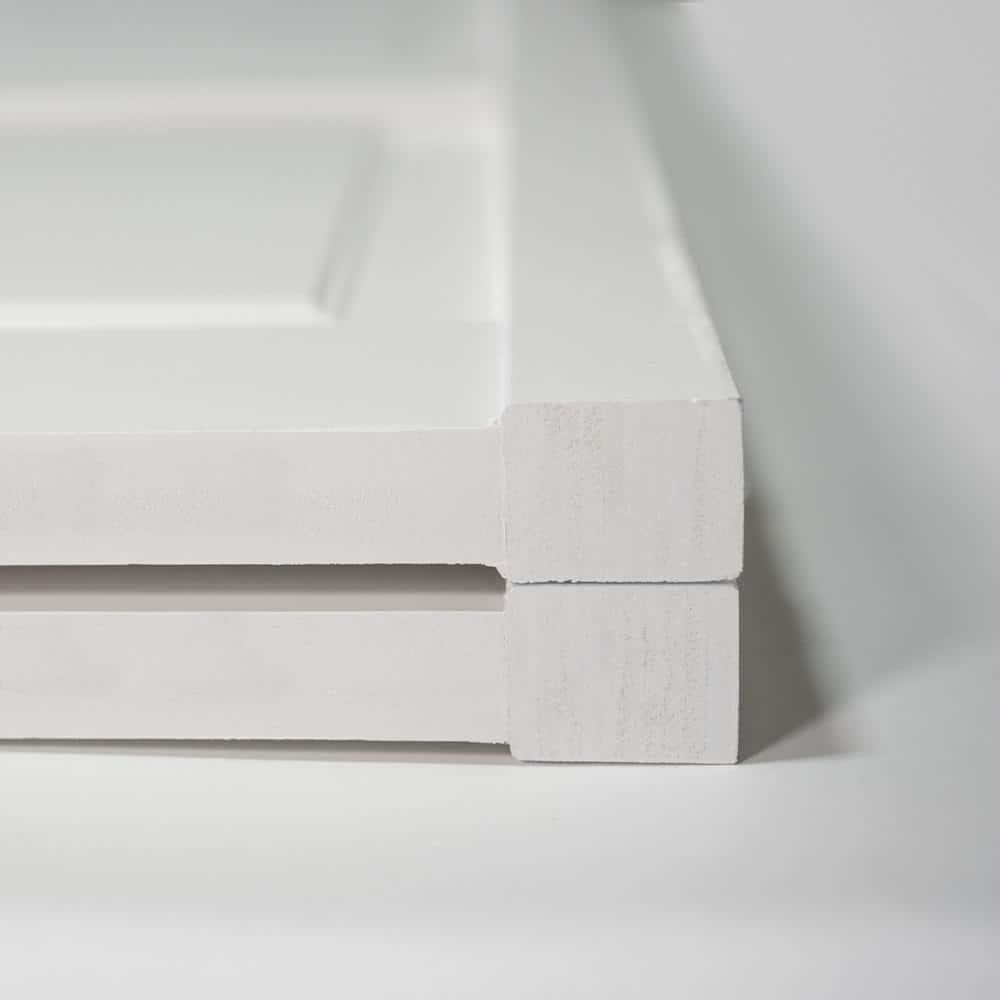 Kimberly Bay Louvered Wood Painted Plantation Bi-Fold Door