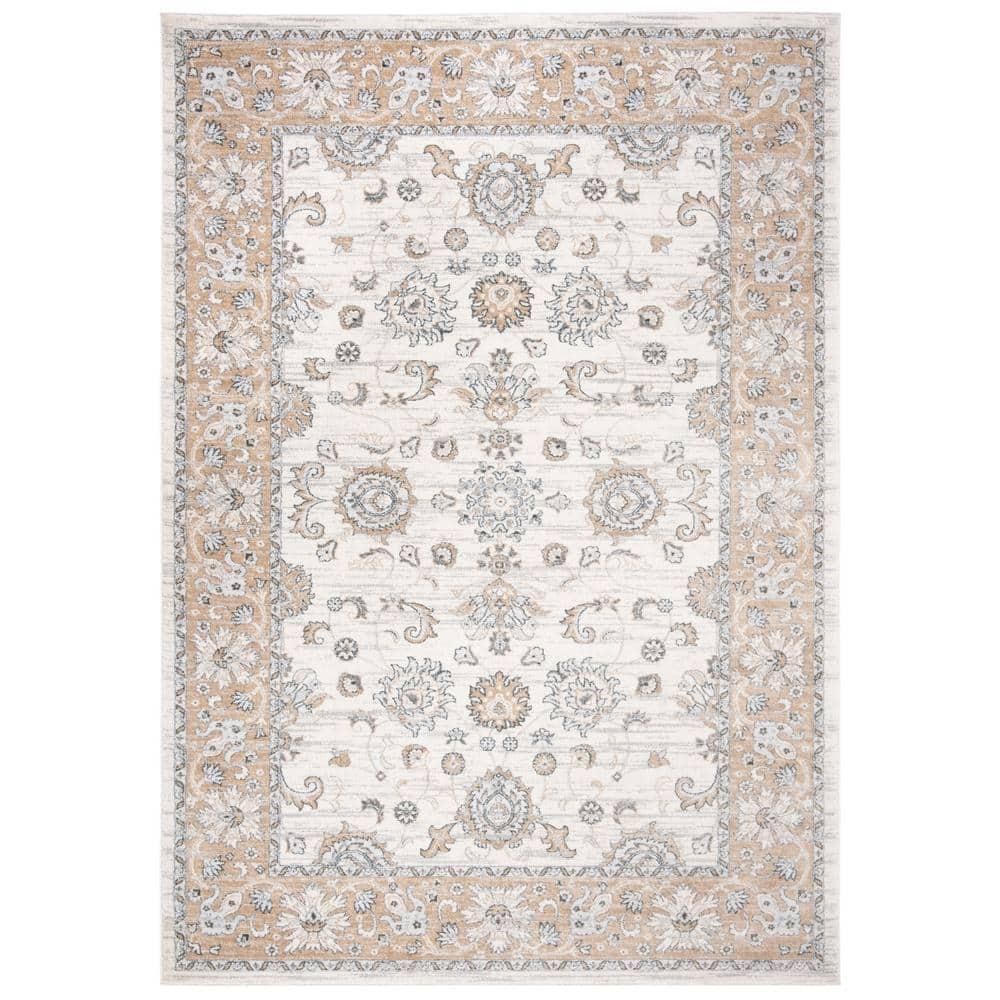Isabella ISA940 Power Loomed Area Rug - Cream/Beige - 8'x10' - Safavieh.