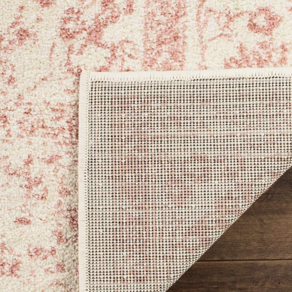Adirondack ADR109 Machine Made Indoor Area Rug - Ivory/Rose - 11'x15' - Safavieh