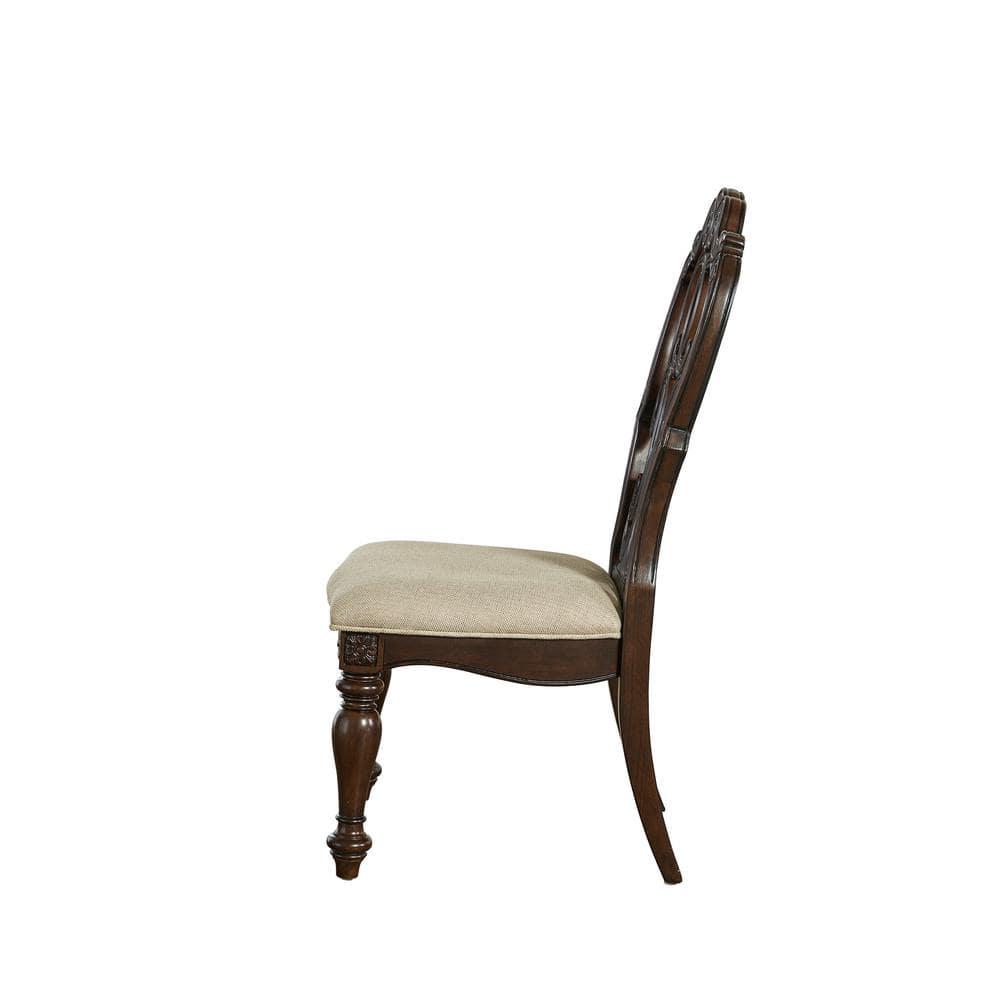 Steve Silver Royale Pecan Brown Side Chair