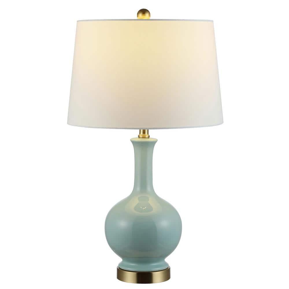 Bowie Table Lamp - 26 Inch Height - TBL4346 - Robins Egg Blue - Safavieh