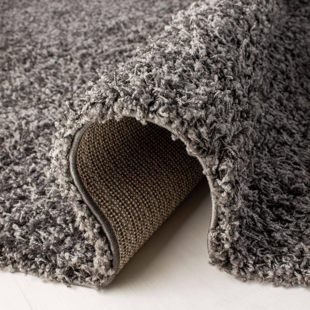 Athens Shag SGA119 Power Loomed Indoor Accent Rug - Dark Grey - 3'x5' - Safavieh