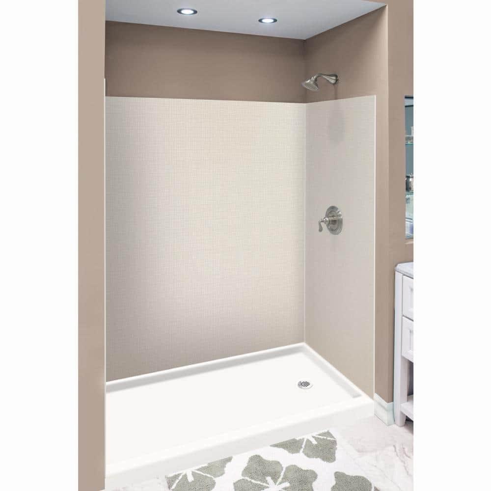 Transolid Expressions 60'' W 36'' D 72'' H Glue Up Solid Surface Wall