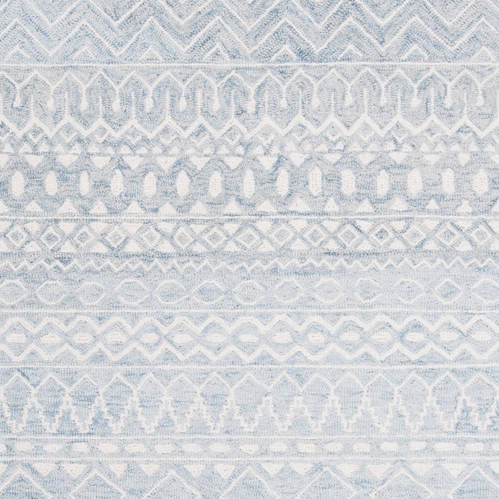 Micro-Loop MLP502 Hand Tufted Indoor Area Rug - Aqua/Ivory - 5'x8' - Safavieh