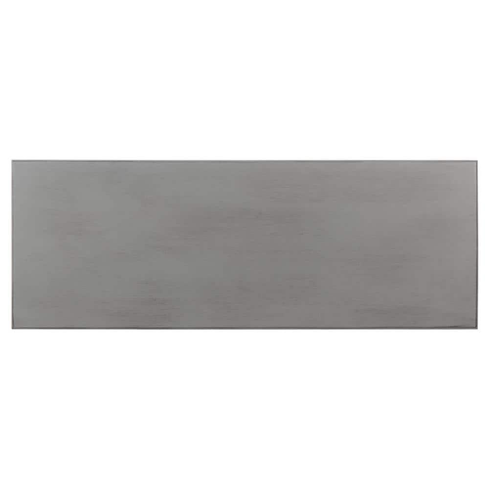 SAFAVIEH Halton Modern 2 Drawer Console Table, Distressed Grey