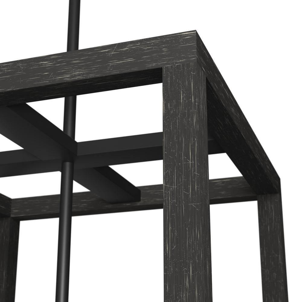 Hunter Fan Squire Manor 4 - Light Lantern Rectangle Chandelier