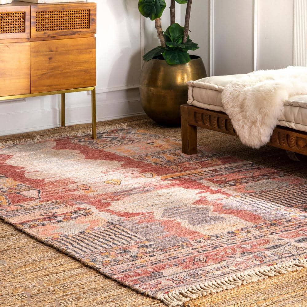 nuLOOM Hermina Southwestern Tasseled Area Rug, 3' x 5', Multicolor