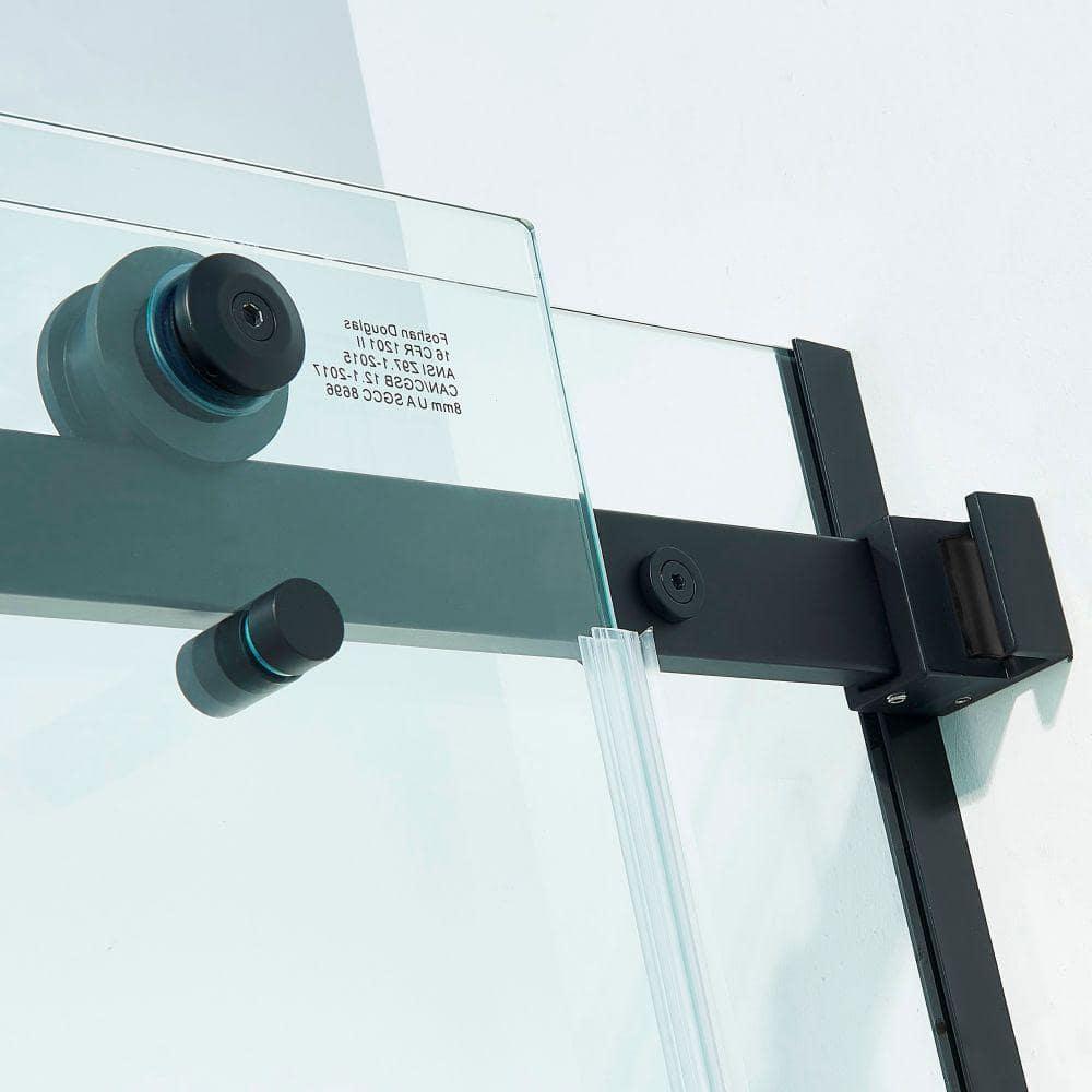 56"-60 ‘W x 75’ Aluminum Framed Shower Door