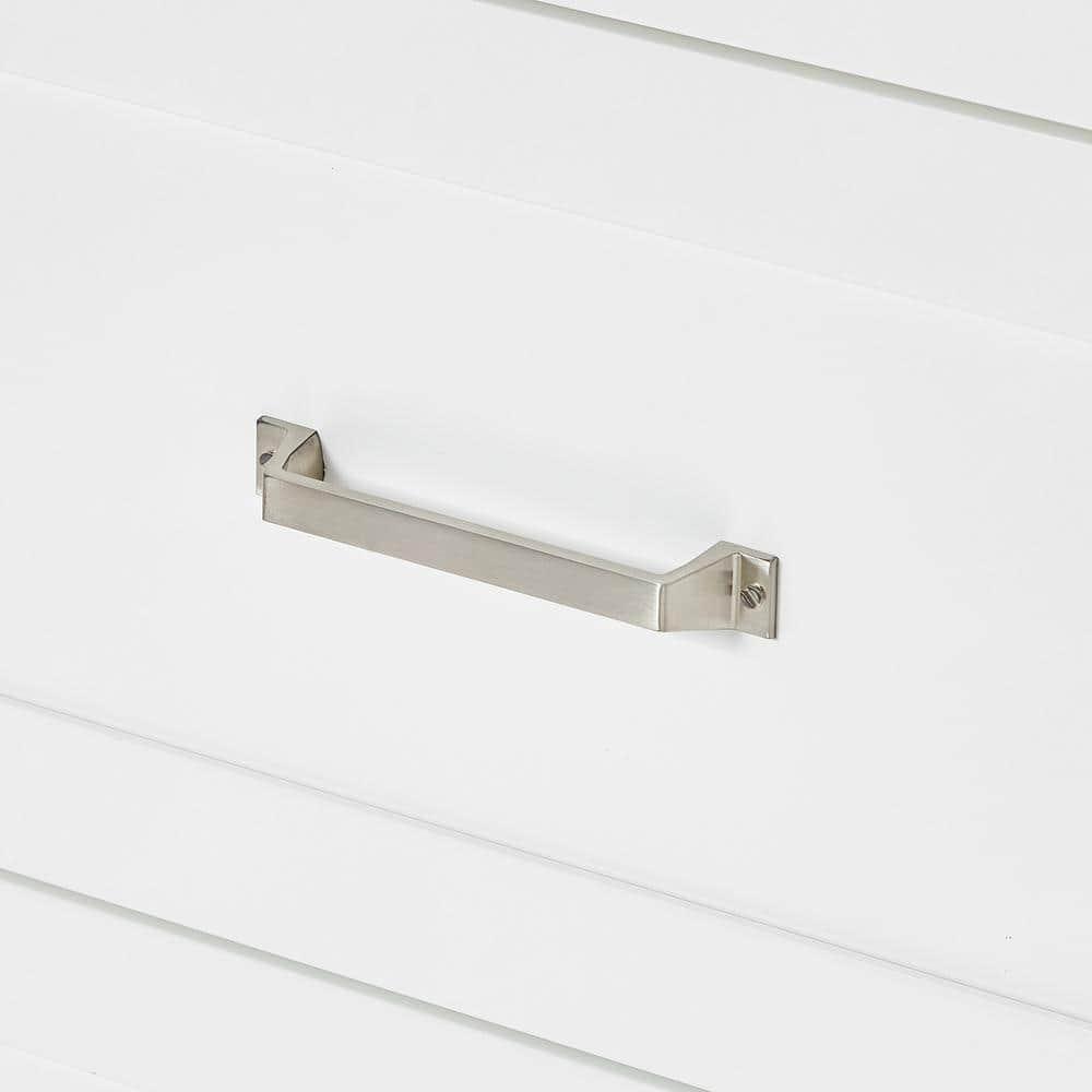 ARIEL Monrow 73 Double Sink Bathroom Vanity with Italian Carrara Marble Top