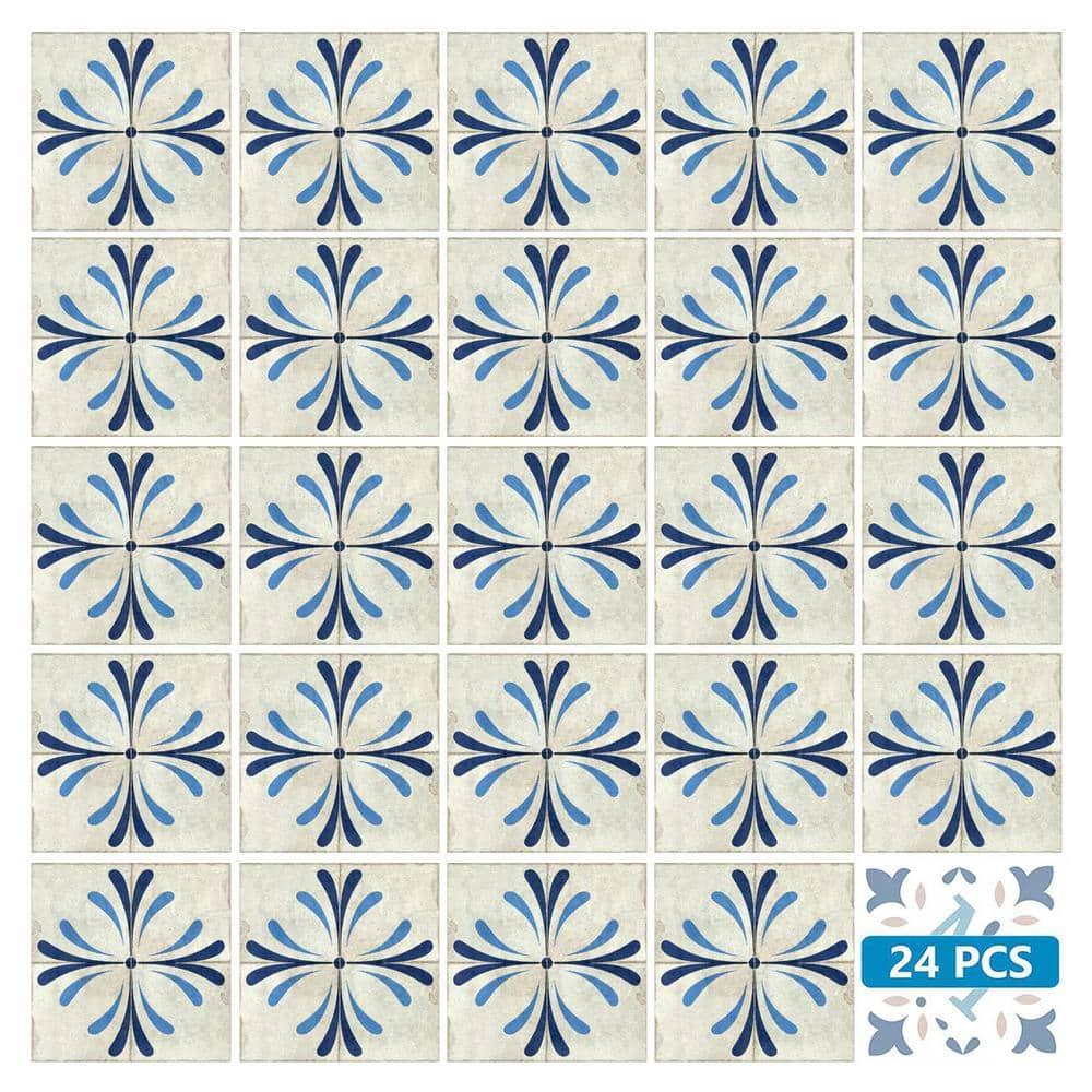 Mi Alma 8'' W x 8'' L Vinyl Peel and Stick Mosaic Tile (Set of 24)