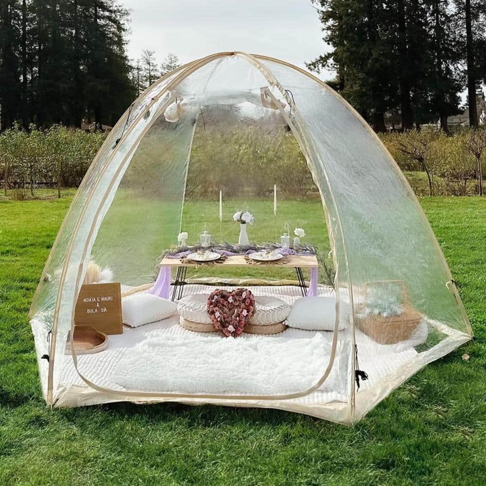 10 Ft. W x 10 Ft. D Fiberglass Pop-Up Bubble Tent