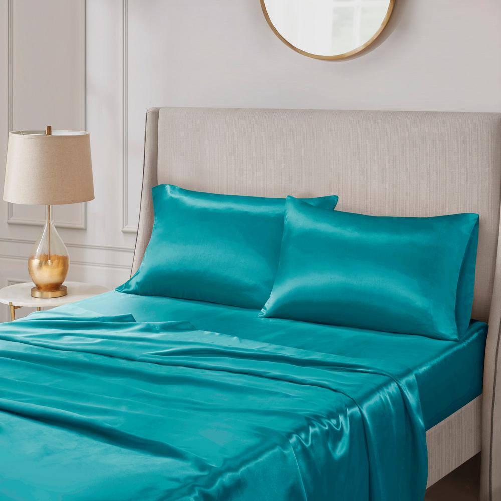 Madison Park Essentials Satin Luxury 2PC Pillowcases (Set of 2)