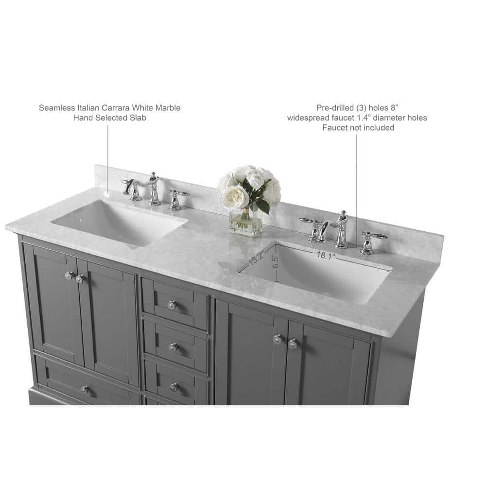 Varna 60'' Double Bathroom Vanity