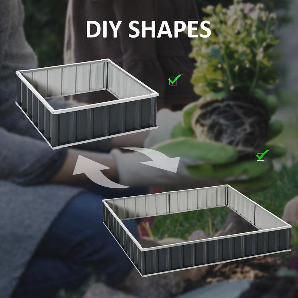 Outsunny Metal Planter Box