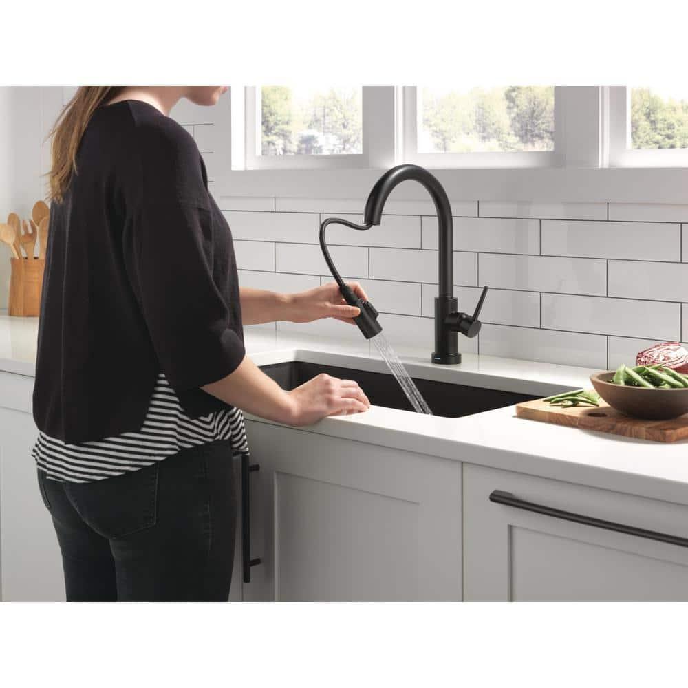 Trinsic Pull Down Sprayer Touch Kitchen Sink Faucet, Touch Control Kitchen Faucet