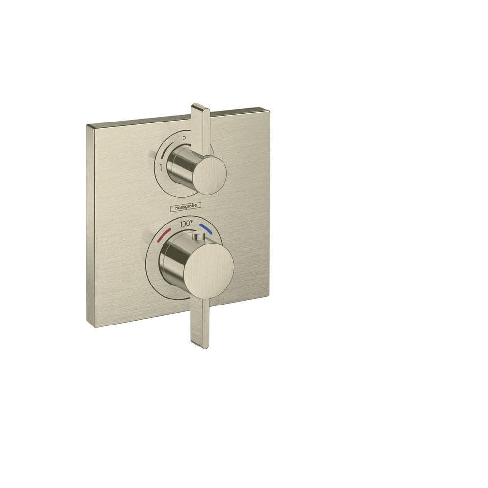 Ecostat Square Temperature Memory Thermostatic Valve Trim