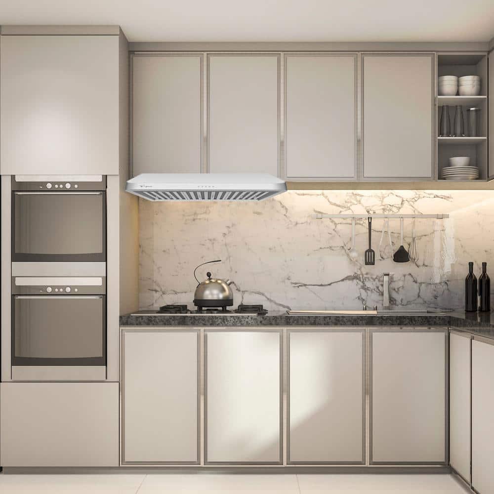 Empava 30" Metal 500 CFM Ducted (Vented) Wall Range Hood with Baffle Filter