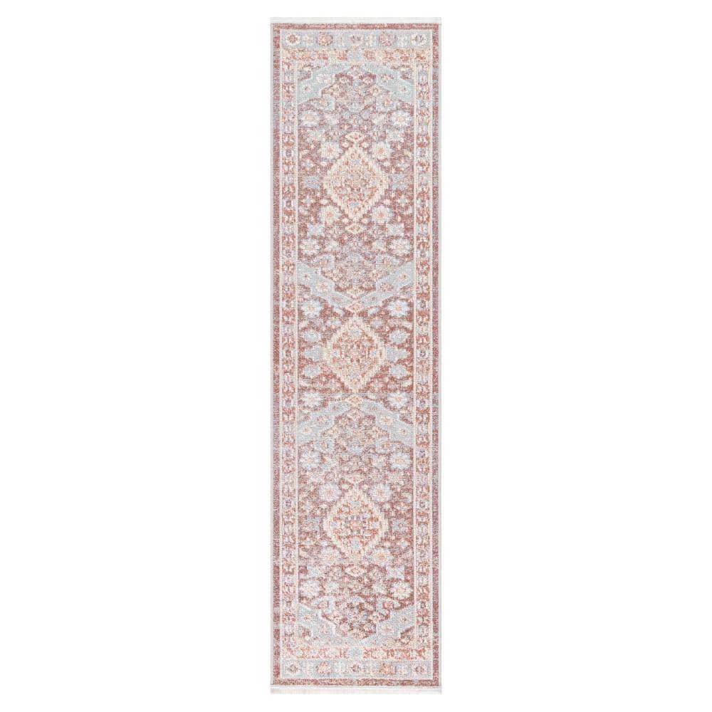 Town & Country Living Town & Country Everyday Rein Everwash Non-Slip Backing Washable Area Rug Brown/Grey
