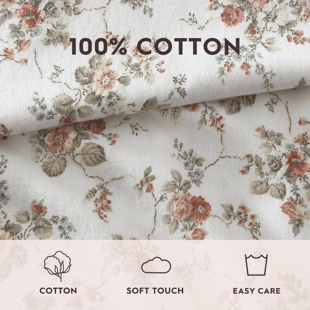 Laura Ashley Laura Ashley Cotton Flannel Cozy Sheet Sets