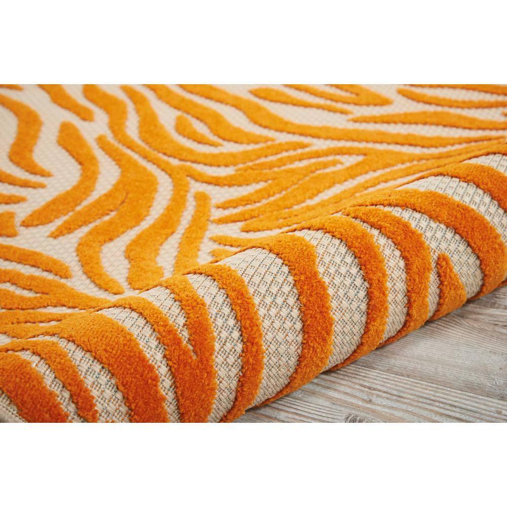 Nourison Aloha Vibrant Zebra Indoor/Outdoor Area Rug Orange 2'8" x 4'