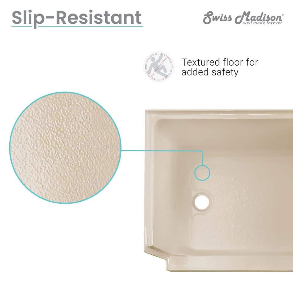 Aquatique 60" x 32" Single Threshold Shower Base