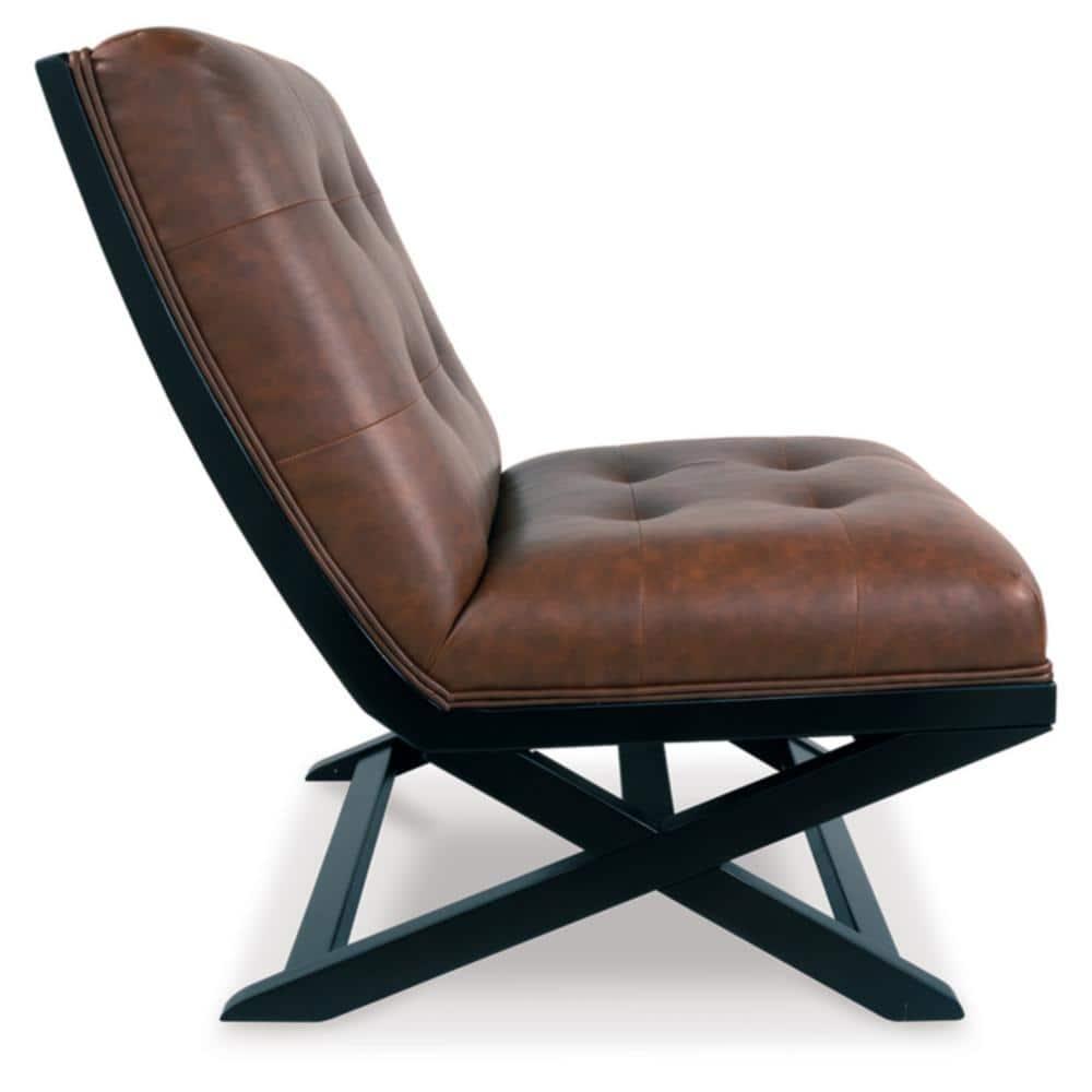 Signature Design by Ashley Contemporary Sidewinder Accent Chair  Brown