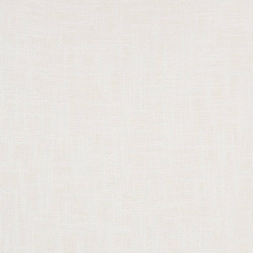 Mina Victory Life Styles Solid Woven Cotton Throw Pillow in White