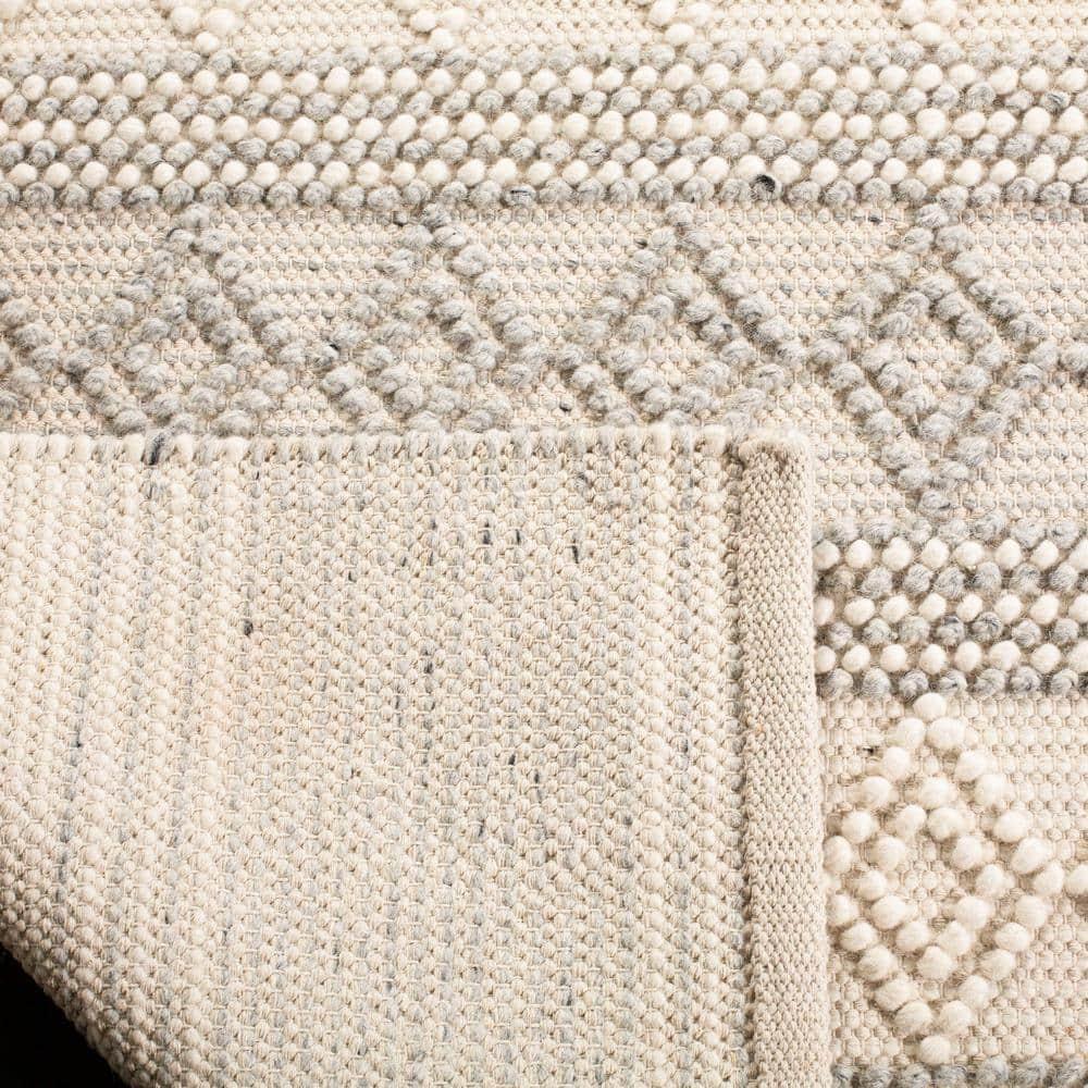 Natura NAT750 Hand Woven Runner Rug - Grey/Ivory - 2'x12' - Safavieh.