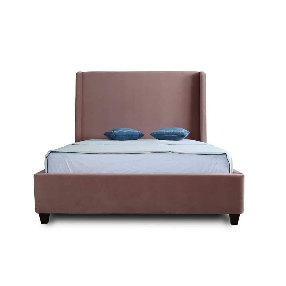 Full Parlay Upholstered Bed Blush - Manhattan Comfort