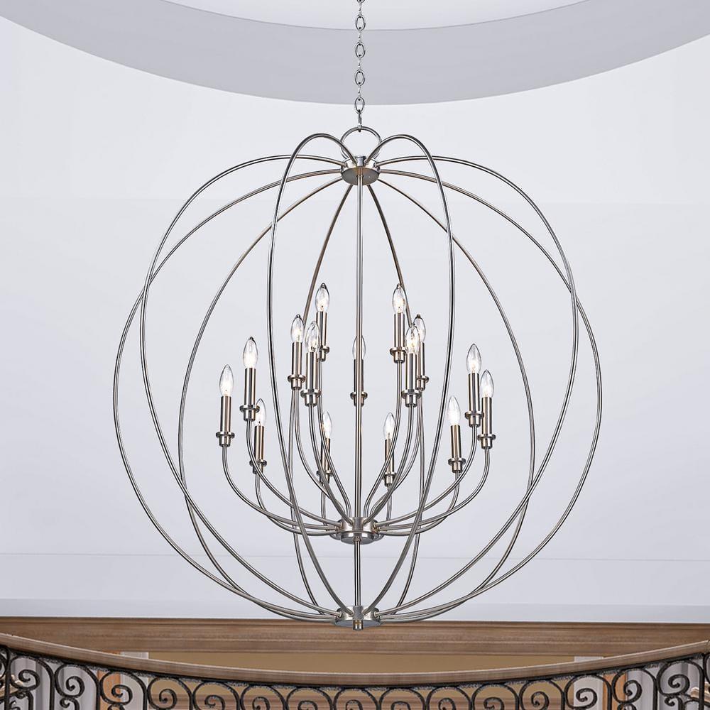 Livex Lighting - Milania - 15 Light Foyer Chandelier in Farmhouse Style - 42