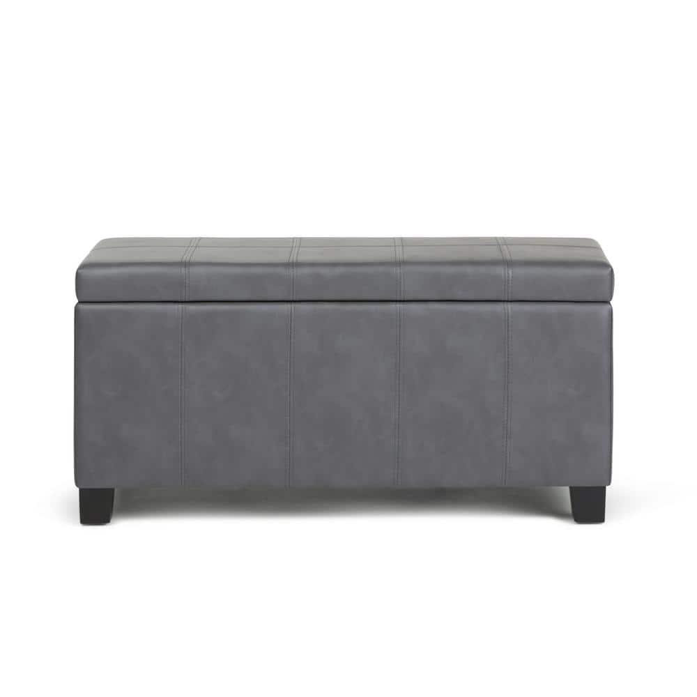 Simpli Home Dover Storage Ottoman Bench,Assembled