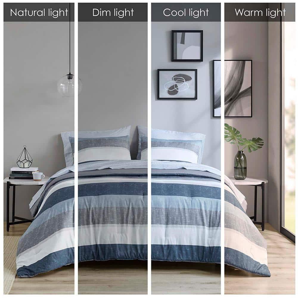 Madison Park Essentials Jaxon Comforter Set with Bed Sheets