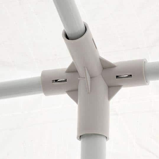 ZENSTYLE Gazebo Party Outdoor Tent in White,10 x 20' with 6 Side Walls Wedding Canopy Cater Events