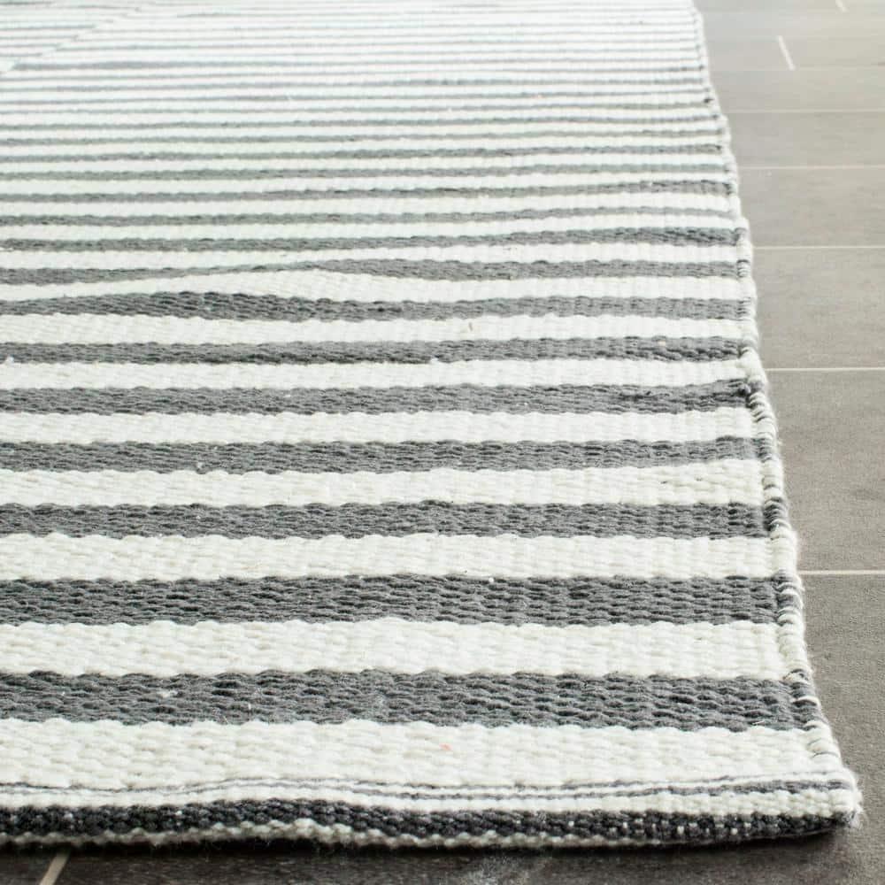 Montauk MTK715 Hand Woven Indoor Area Rug - Ivory/Grey - 8'x10' - Safavieh