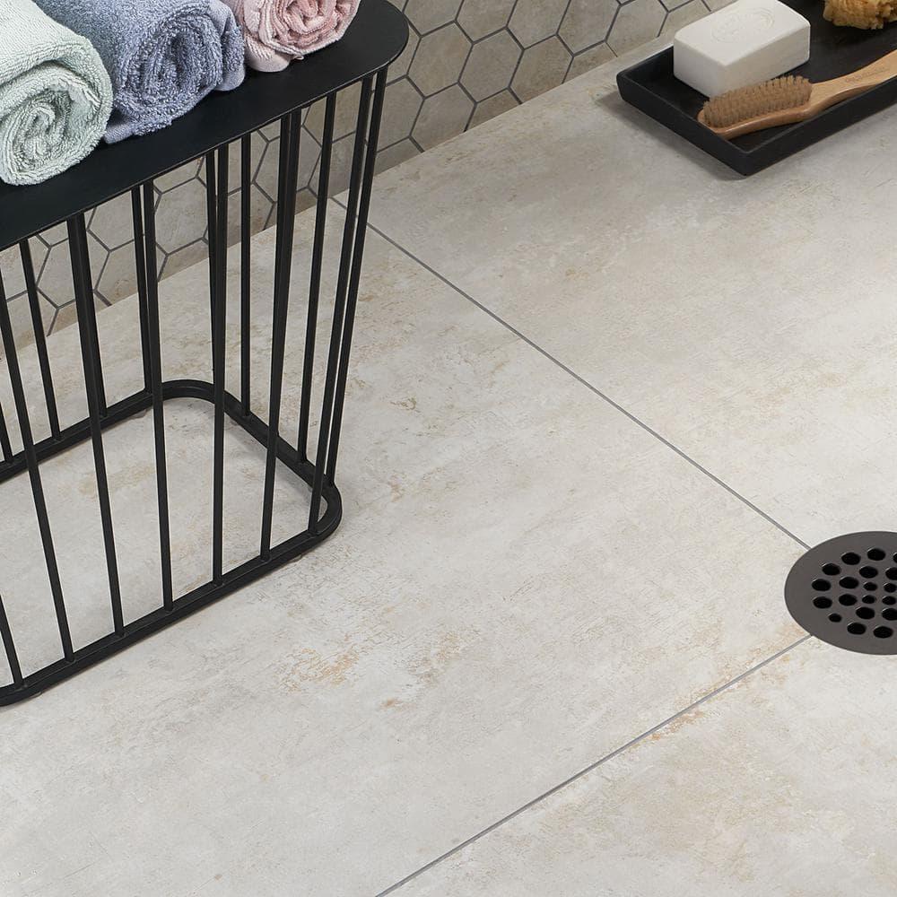 Mantis 23.62 in. x 23.62 in. Matte Porcelain Stone Look Floor and Wall Tile (11.62 Sq. Ft. / Case)