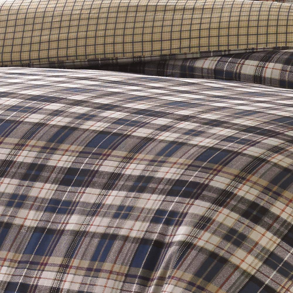 Eddie Bauer Eddie Bauer Port Gamble Indigo Cotton Duvet Cover Set