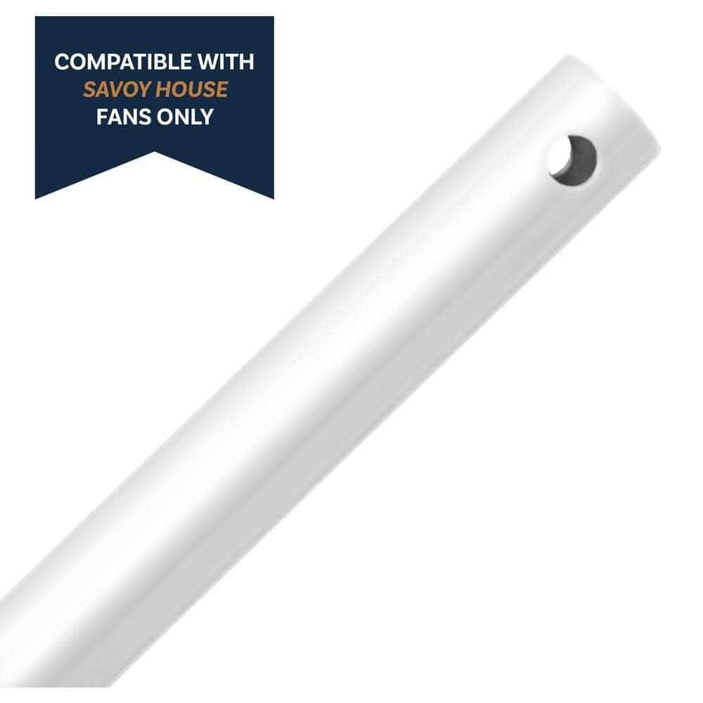 Lark Manor™ Savoy House 72" Downrod in White