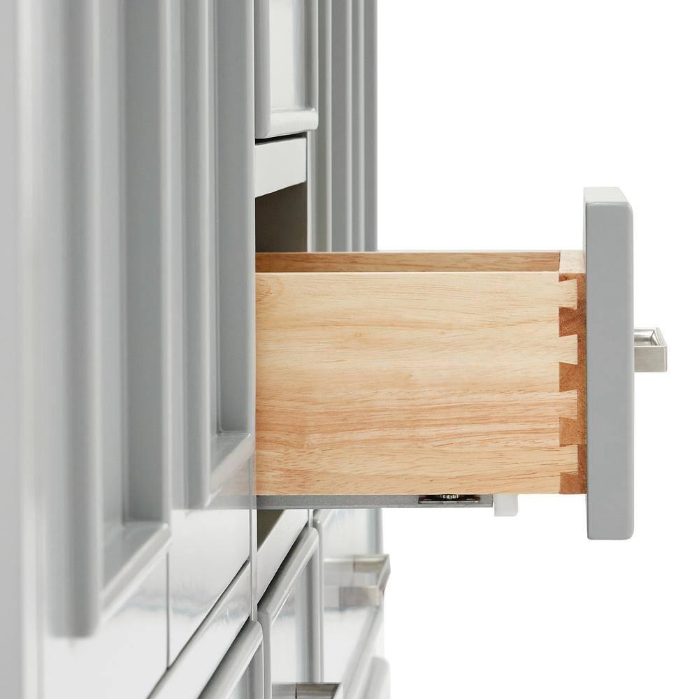 Ariel M060d-Bc Stafford 61" Double Free Standing Vanity Cabinet Only - Grey