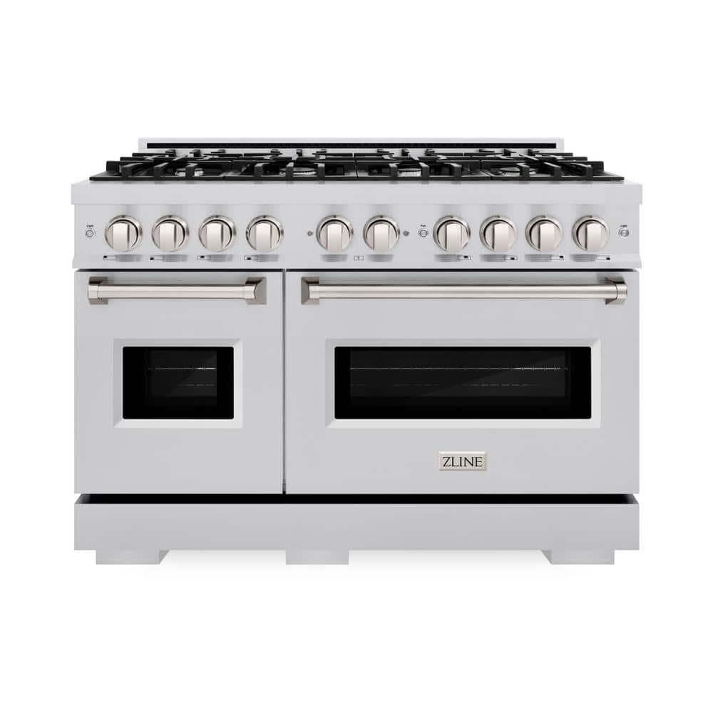 ZLINE ZLINE Autograph Edition 48 in. Classic Dual Fuel Range w/ 8 Burners & Accents CDR48
