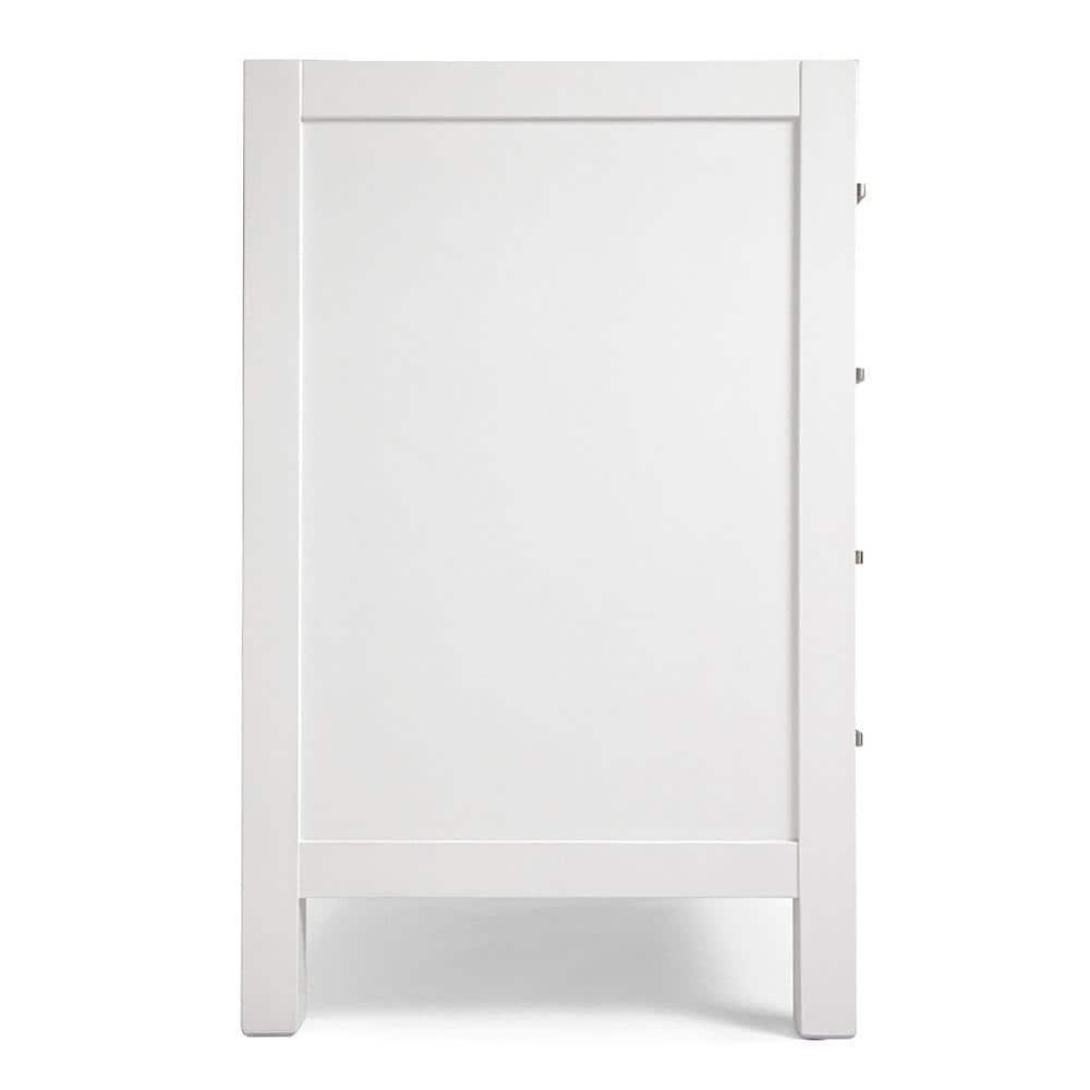 Ariel A037s-R-Bc Cambridge 36" Single Free Standing Wood Vanity Cabinet Only - White