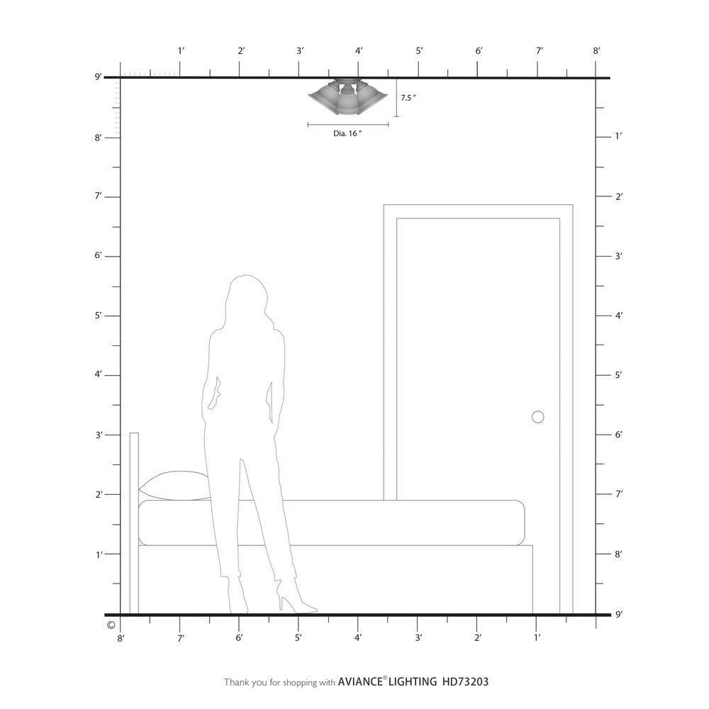 Livex Lighting Wynnewood 3 - Light Flush Mount in  Satin Nickel