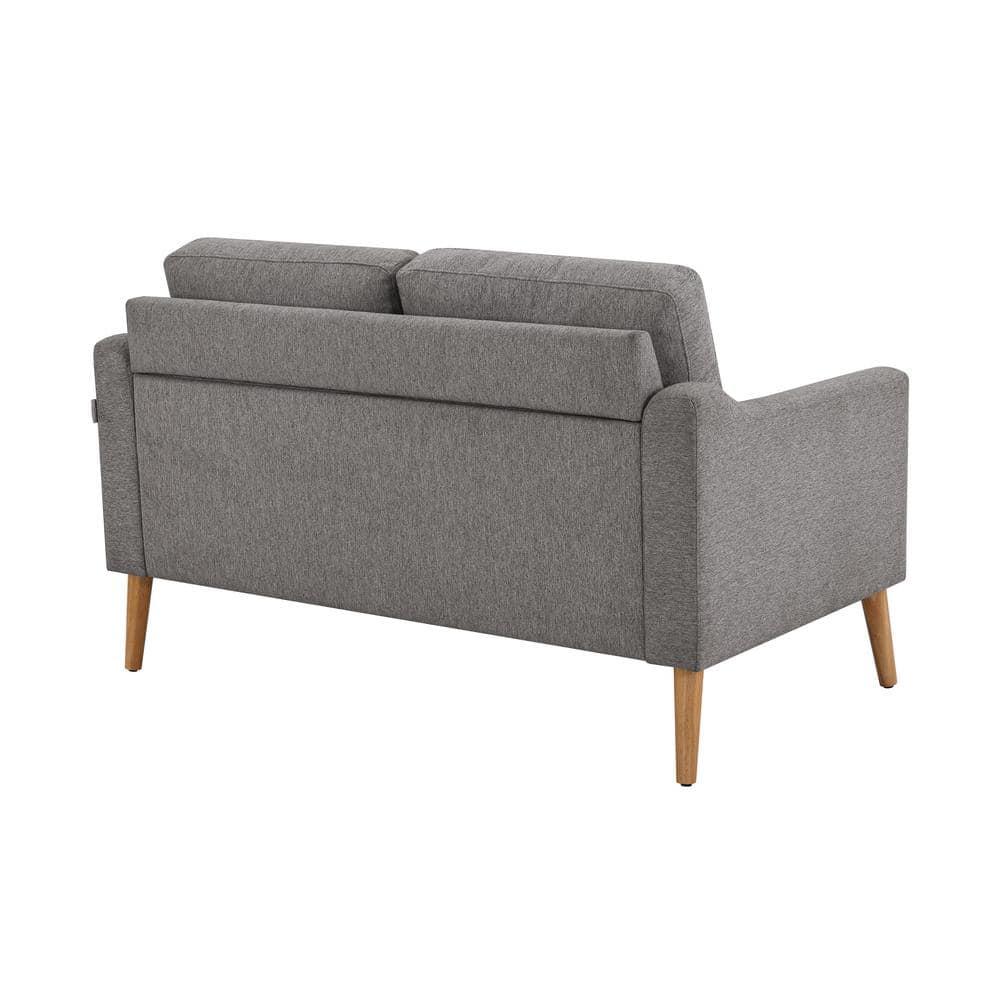 Serta Bellamy 2 in 1 Convertible Loveseat Chaise and Ottoman