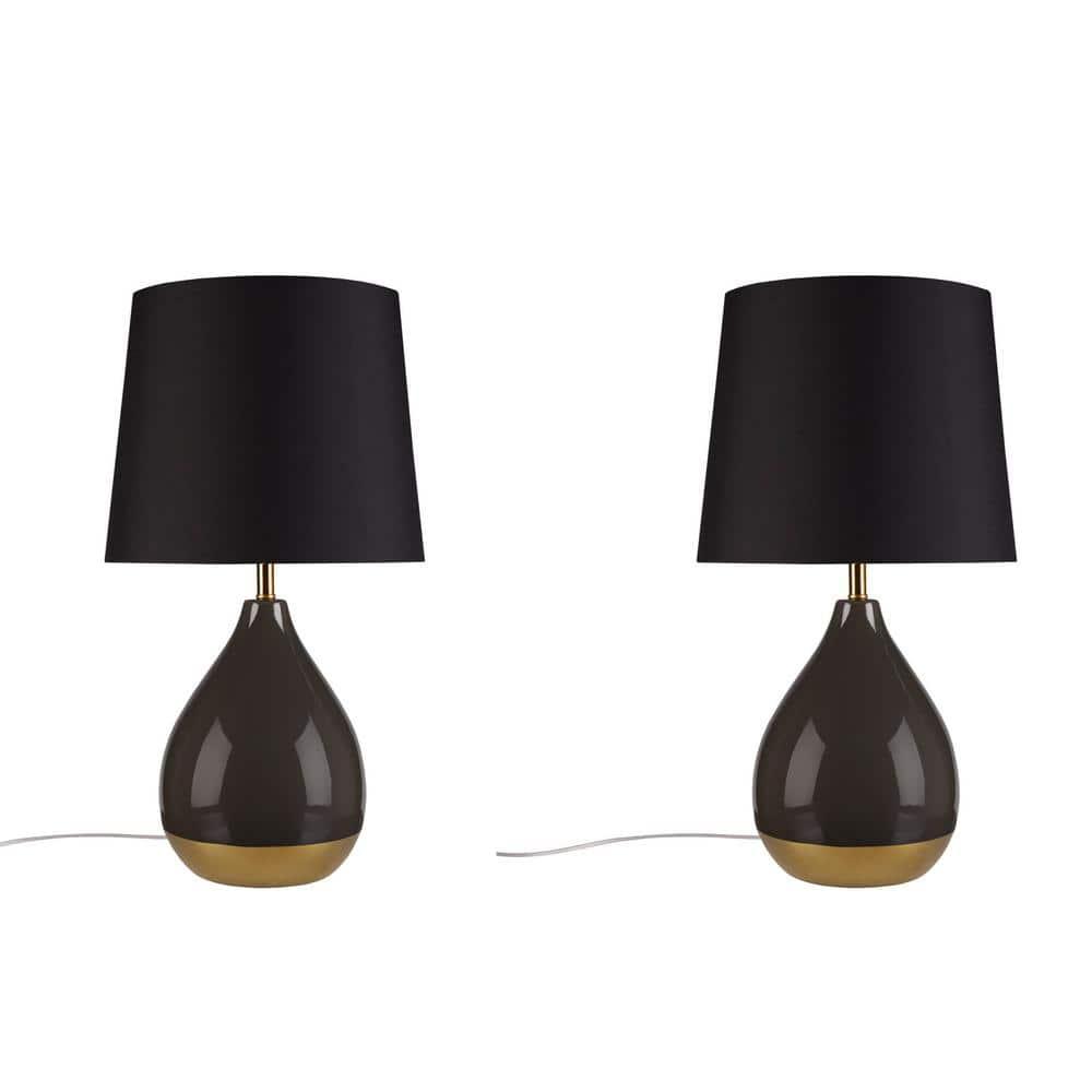 Hokku Designs 2-Tone Ceramic Table Lamp Set Of 2 See Below