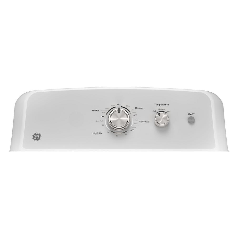 GE Appliances GE 7.2 Cu Ft Capacity Electric Dryer With Up To 120 Ft Venting​ And Reversible Door​